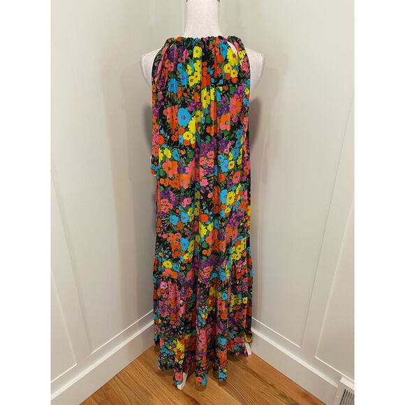 Les Rêveries Silk Floral Dress - Picture 7 of 9